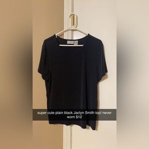 plain black top